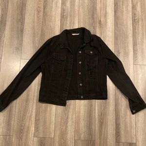Black jean jacket